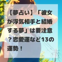 彼女が浮気相手と結婚する夢のサムネイル