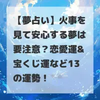 火事を見て安心する夢のサムネイル