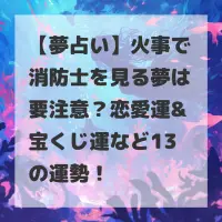 火事で消防士を見る夢のサムネイル