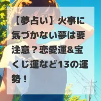火事に気づかない夢のサムネイル