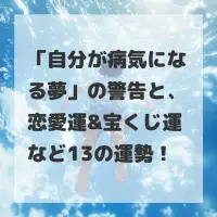 自分が病気になる夢のサムネイル