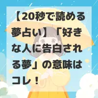 好きな人に告白される夢のサムネイル