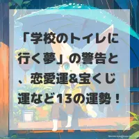 学校のトイレに行く夢のサムネイル