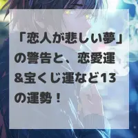 恋人が悲しい夢のサムネイル