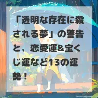 透明な存在に殺される夢のサムネイル