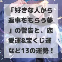 好きな人から返事をもらう夢のサムネイル