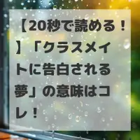 クラスメイトに告白される夢のサムネイル画像
