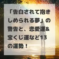 告白されて抱きしめられる夢のサムネイル
