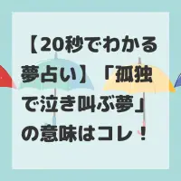 孤独で泣き叫ぶ夢のサムネイル