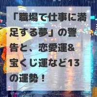 職場で仕事に満足する夢のサムネイル