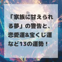 家族に甘えられる夢のサムネイル