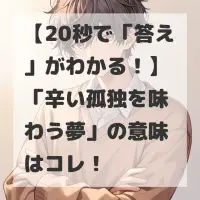 辛い孤独を味わう夢のサムネイル