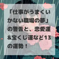 仕事がうまくいかない職場の夢のサムネイル