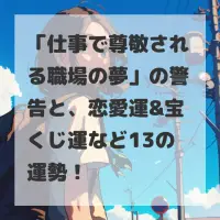 仕事で尊敬される職場の夢のサムネイル