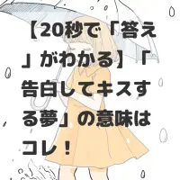 告白してキスする夢のサムネイル