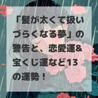 髪が太くて扱いづらくなる夢のサムネイル