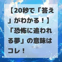 恐怖に追われる夢のサムネイル