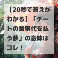 デートの食事代を払う夢のサムネイル