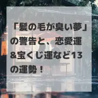 髪の毛が臭い夢のサムネイル