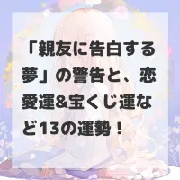 親友に告白する夢のサムネイル