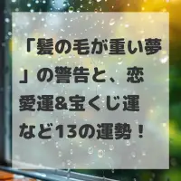 髪の毛が重い夢のサムネイル