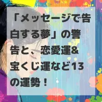 メッセージで告白する夢のサムネイル画像