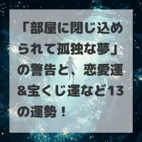 部屋に閉じ込められて孤独な夢のサムネイル