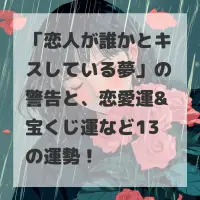 恋人が誰かとキスしている夢のサムネイル