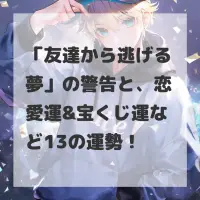 友達から逃げる夢のサムネイル