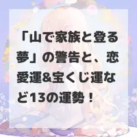 山で家族と登る夢のサムネイル画像