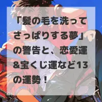 髪の毛を洗ってさっぱりする夢のサムネイル