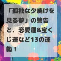 孤独な夕焼けを見る夢のサムネイル