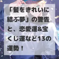 髪をきれいに結ぶ夢のサムネイル