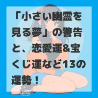 小さい幽霊を見る夢のサムネイル