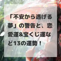 不安から逃げる夢のサムネイル