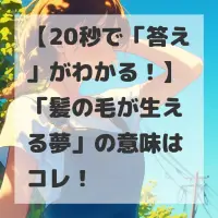 髪の毛が生える夢のサムネイル