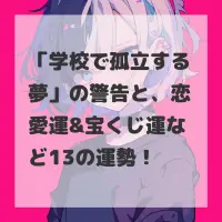 学校で孤立する夢のサムネイル
