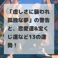 虚しさに襲われ孤独な夢のサムネイル
