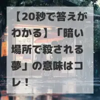 暗い場所で殺される夢のサムネイル