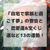 自宅で家族と過ごす夢のサムネイル