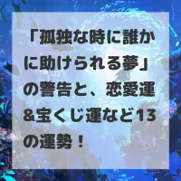 孤独な時に誰かに助けられる夢のサムネイル