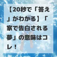家で告白される夢のサムネイル
