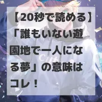 誰もいない遊園地で一人になる夢のサムネイル