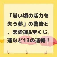 若い頃の活力を失う夢のサムネイル