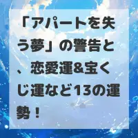 アパートを失う夢のサムネイル