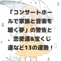 コンサートホールで家族と音楽を聴く夢のサムネイル画像