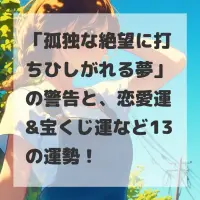 孤独な絶望に打ちひしがれる夢のサムネイル
