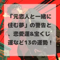 元恋人と一緒に住む夢のサムネイル