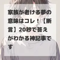 家族が老ける夢のサムネイル