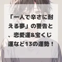 一人で辛さに耐える夢のサムネイル